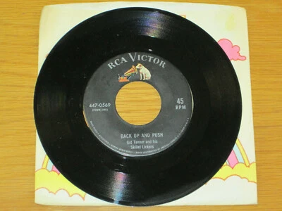 COUNTRY 45 RPM - GID TANNER & SKILLET LICKERS - RCA 447-0569 - "BACK UP & PUSH" - Image 1 of 2