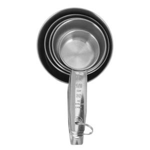 Set 5 Pezzi Misurini in Acciaio Inox Stampi da Forno Misurazione Da Viaggio - Foto 1 di 12