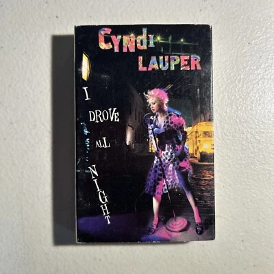 Cyndi Lauper - I Drove All Night RARE cassette single '89 - Image 1 of 2