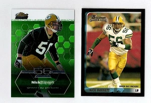 Nick Barnett - Green Bay Packers - LOTE de (2) diferentes tarjetas RC/ROOKIE - Imagen 1 de 2