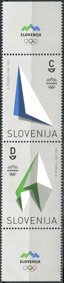 Slovenia 2021. Summer Olympic Games 2020 - Tokyo, Japan 2021  (MNH OG **) Block - Image 1 of 1