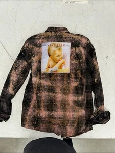 Vintage 80er Van Halen T-Shirt 80s Custom Band Shirt LESEN - Bild 1 von 3