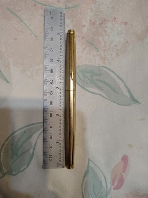 Pluma Estilográfica Parker 75 Llena de Oro 14k Punto Medio Plumín Hecha en EE. UU. Foto 1 de 4