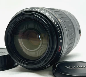 Lente zoom Canon EF 55-200mm f/4.5-5.6 II USM lente ultrasónica [casi como... - Imagen 1 de 9