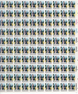 1979 15 cent Christmas Madonna Full Sheet of 100 Scott #1799, Mint NH - Picture 1 of 1