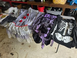 Erwachsene Halloween Kostüm Einzelteile Dämonische Krone Lama Masken, Clown Kleid, Shirt 2XL - Bild 1 von 6