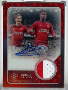 2024-25 Topps Chrome Deluxe Edition Kobbie Mainoo /5 Moments Auto - Picture 1 of 2