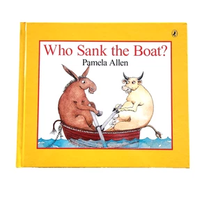 Who Sank the Boat? By Pamela Allen (Children's Hardcover Picture Story Book) - Picture 1 of 4