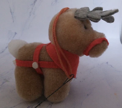 De colección 1985 McDonalds Coca Cola Peluche Reno Árbol de Navidad Adorno Foto 1 de 4