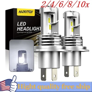 2/4X AUXITO H4 9003 White 30000LM Kit LED Headlight bulb High Low Beam 6500K - Bild 1 von 21