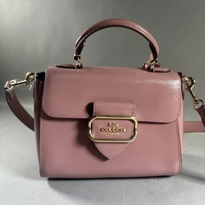 Borsa Coach CF320 Morgan manico superiore vernice pelle incrociata $495 nuova senza uscita - Foto 1 di 12