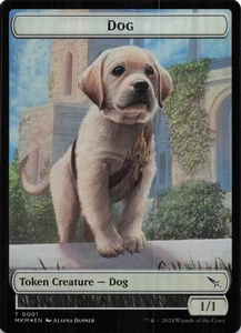 Detective // Dog Double-Sided Token T Murders at Karlov Manor 10 // 1 NM Foil - Picture 1 of 2