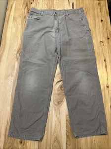 Pantalones de trabajo Carhartt B159 de lona tostada para carpintero calce suelto talla 42x34 - Imagen 1 de 7