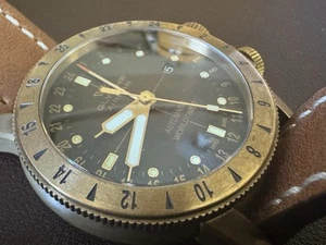 Airman Glycine bronzo GL0166 raro - Foto 1 di 7