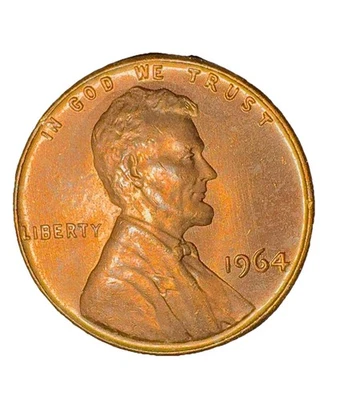 1964 Lincoln Memorial Cent 1C Red - Image 1 of 4