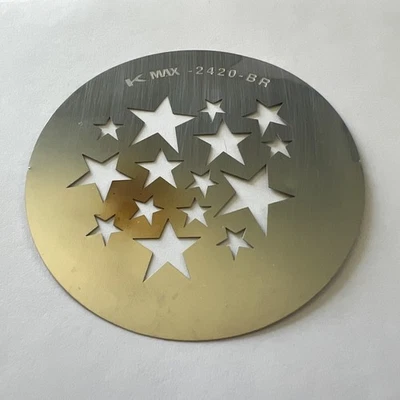 Plantilla Gobo Metal K MAX 2420 BR ESTRELLAS Talla B Foto 1 de 2