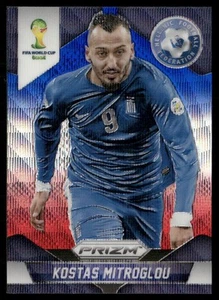 2014 Panini Prizm World Cup Red/White/Blue Insert Kostas Mitroglou Greece #102 - Bild 1 von 2