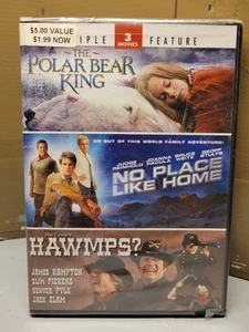Hawmps RARE OOP in Triple Feature with The Polar Bear King & No Place Like Home - Imagen 1 de 2