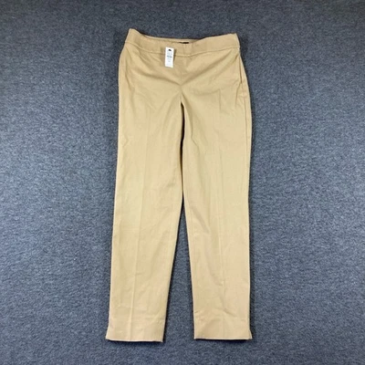 NWT Talbots Chatham Ankle Pant Pants Womens Petite 0P Beige Side Zip - Image 1 of 4