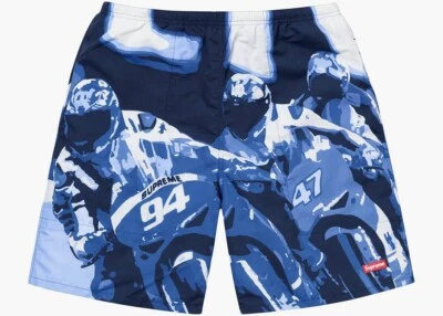 Supreme Racing Water Shorts Navy Size Small Moto Motorcycle - Image 1 of 3
