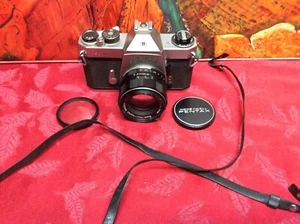 Honeywell Pentax Spotmatic SP II Spiegelreflexkamera mit 55 mm 1:1,8 Objektiv - Meter funktioniert - Bild 1 von 8