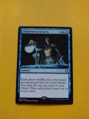 Diminishing Returns. EMA eternal MAsters rare sorcery  Magic the Gathering Card. - Image 1 of 4