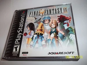 RARE PS1 BLACK LABEL FINAL FANTASY IX COMPLETE BUY IT NOW PRICE - Picture 1 of 4