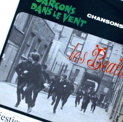 RARE COVER 1964 ORIGINAL LES BEATLES GARSONS EP 7 INCH VINYL HARD DAY'S NIGHT - Image 1 of 4