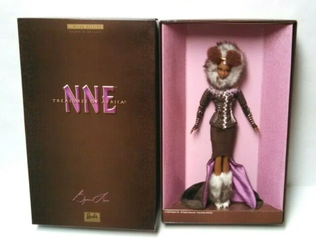 Mattel B3423 Byron Lars Nne Treasures of Africa Barbie - Pink