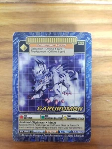 Bandai Digimon 2001 Bo-136 Garurumon Champion Level LP Condition - Picture 1 of 2