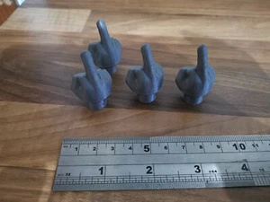 Middle Finger Tyre Valve Caps - Picture 1 of 3