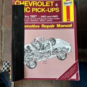 Haynes automotive repair manual #420 Chevrolet and GMC pick-ups1967-1987 2WD/4WD - Picture 1 of 1