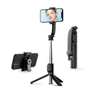 Detachable phone clip remote control selfie stick monopod tripod - Picture 1 of 11