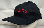 Chapeau jean vintage Guess logo de société de vêtements mode années 90 neuf avec étiquettes casquette noire