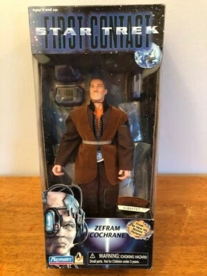 Star Trek First Contact ZEFRAM COCHRANE Action Figure NIB Sealed Playmates 1996 - Image 1 of 4