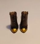 Lol Surprise Omg Doll Royal Bee Accessory Black Golden High Heel Boots Shoes