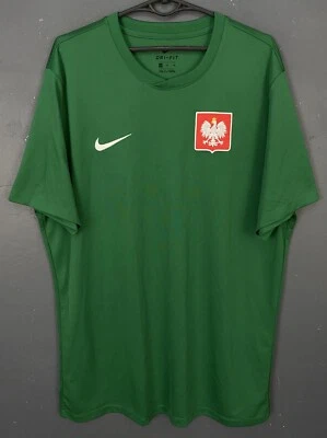 NIKE MEN'S POLAND NATIONAL TRAINING POLSKA SOCCER FOOTBALL SHIRT JERSEY SIZE XL - Image 1 of 4