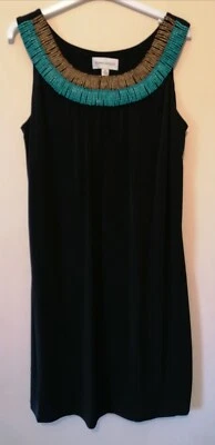Ronni Nicole Black Dress UK 16 Slimming Shaping Slip Embellished Sleeveless New - Image 1 of 4