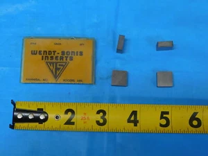 4PCS NEW WENDT-SONIS SNU432 CY31 CARBIDE INSERTS MADE IN USA INDEXABLE - Picture 1 of 3