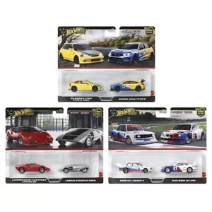 Hot Wheels Car Culture twin pack, 2025 Mix R Set, Civic, Countach, BMW - InStock - Picture 1 of 4