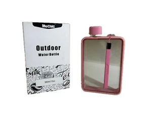 Portable Flat Sport Water Bottle Clear Plastic Handy Drinkware – Sleek Hydration - Picture 1 of 5