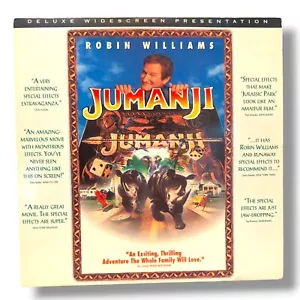 Jumanji (Laserdisc, 1996) Deluxe Widescreen Robin Williams, Kirsten Dunst & Hunt - Picture 1 of 3