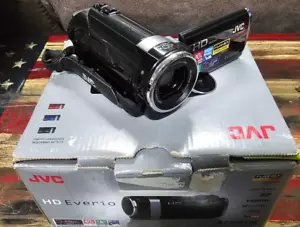 JVC Everio GZ-HM440 Dual SD Card Slot Black Camcorder Camera with Box - Picture 1 of 7