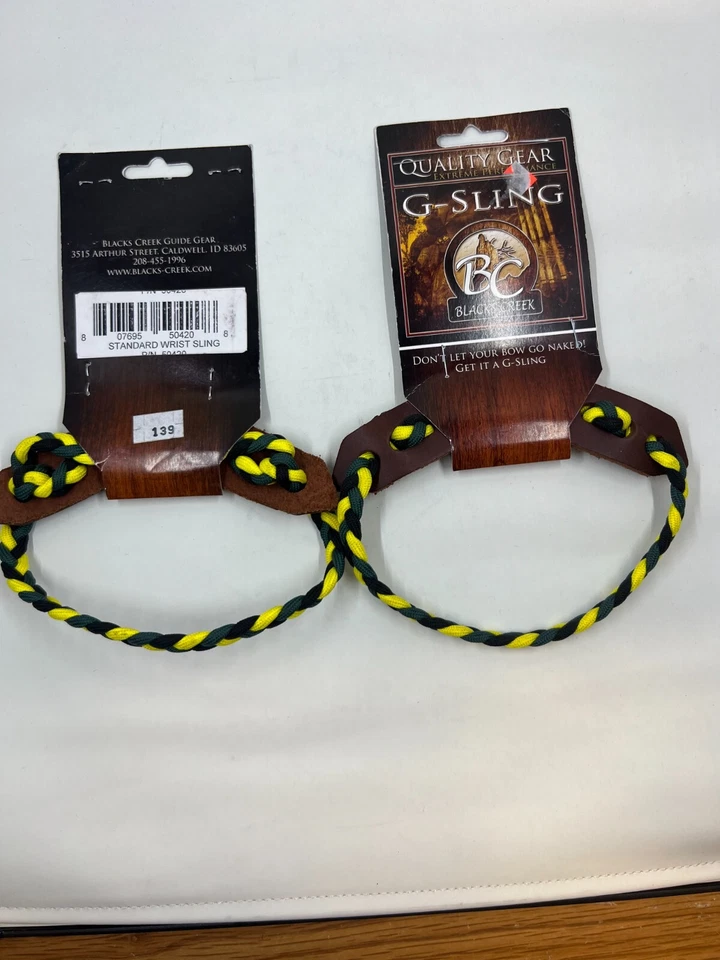 BLACKS CREEK REMEDY GEAR ARCHERY BOW WRIST SLING - Yellow/Green/Black - Image 1 of 1