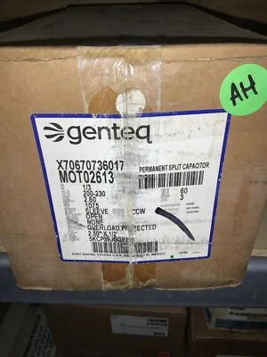 Motor Soplador TRANE MOT02613 1/3 HP 200-230V 1075RPM 3 VELOCIDADES CCW ROTACIÓN GENTEQ Foto 1 de 2
