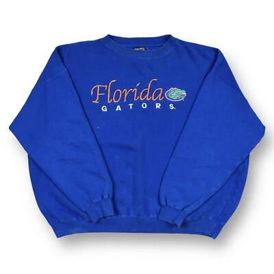 Sudadera de fútbol americano vintage de los 90 Florida Gators cuello redondo para hombre talla 2XL hecha en EE. UU. Foto 1 de 4
