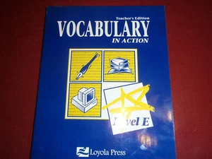 Vocabulary in Action Level E Teacher's Edition Loyola Press - Picture 1 of 4