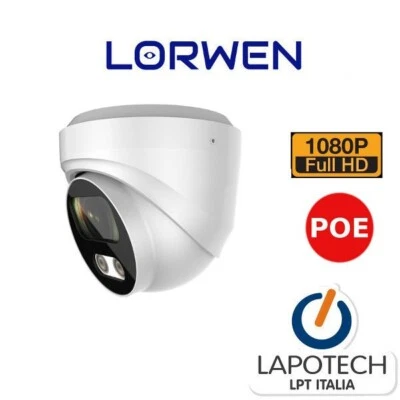Lorwen IP Camera Dome DL13CGS3L POE 2.8 mm 3 Mpx 3Mpx TELECAMERA Cam IPC - Immagine 1 di 4