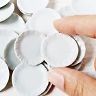 Dollhouse Miniatures Ceramic Scallop Dishes Plates 1:12 Kitchen Decor Lot 20 Pcs