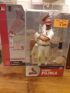 Figura McFarlane ALBERT PUJOLS Serie 10 St. Louis Cardinals Camiseta deportiva blanca MLB - Imagen 1 de 1